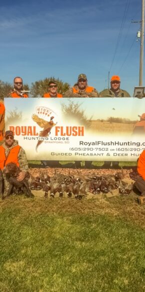 Royal Flush Hunting Lodge Sign